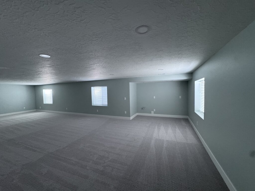 Mapleton Basement Finishing Utah County Basement Family Room With Future Roughed In Kitchenette Remodelaholic Mapleton Basement Finishing Utah County Basement Family Room With Future Roughed In Kitchenette Remodelaholic