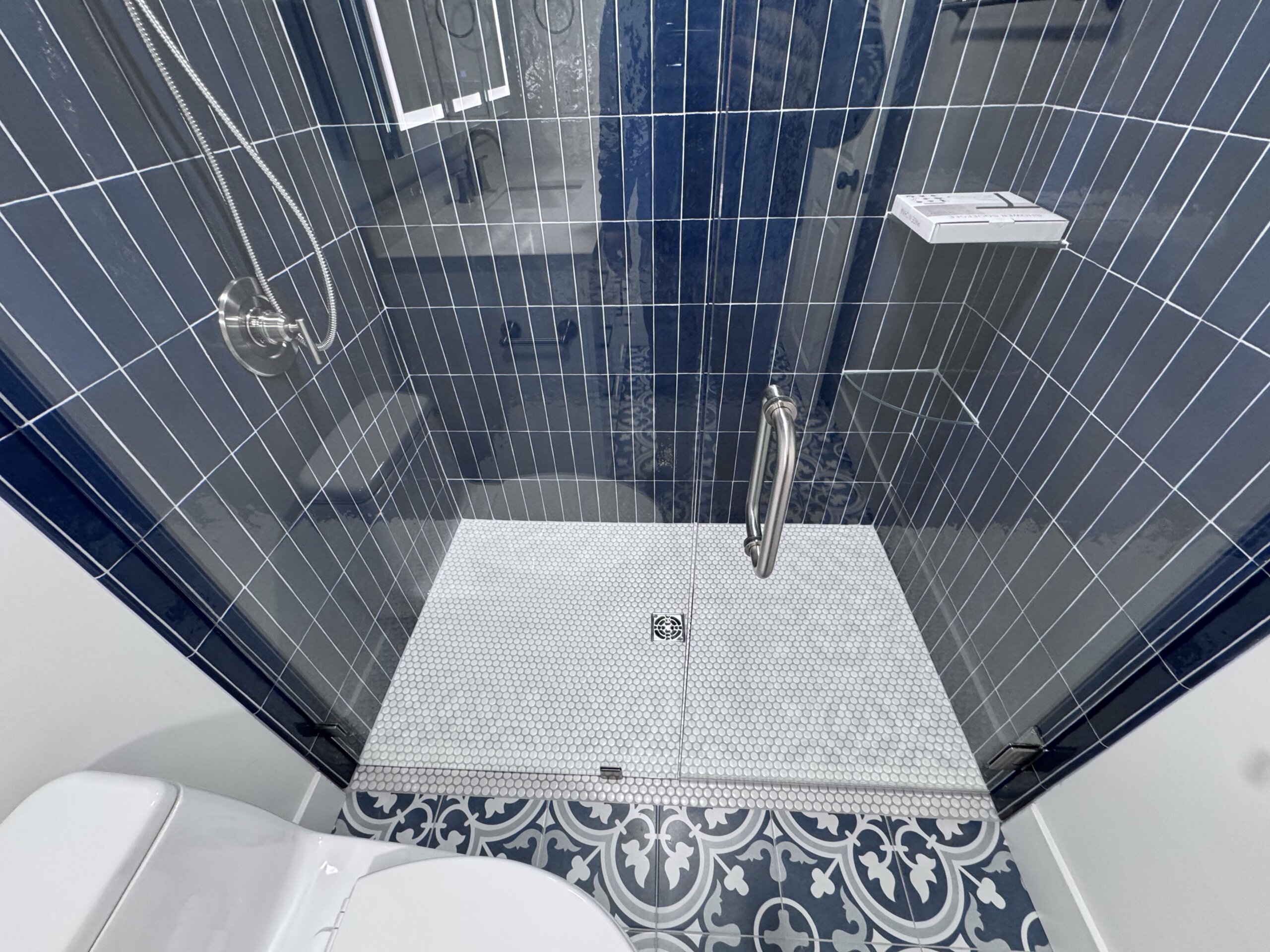 Mapleton Basement Finishing Utah County Curbless Shower Tiled Frameless Shower Enclosure Remodelaholic