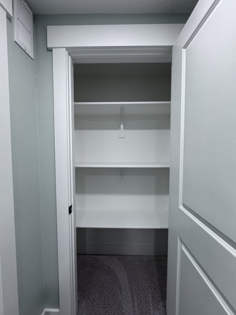 Mapleton Basement Finishing Utah County Finished Storage Closet Remodelaholic Mapleton Basement Finishing Utah County Finished Storage Closet Remodelaholic